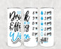 Drink Your Effing Water 20 oz Skinny Tumbler