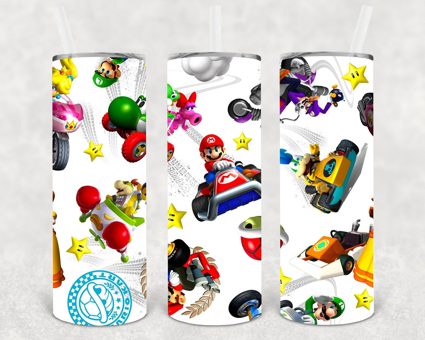 Driving Characters 20 oz Skinny Tumbler