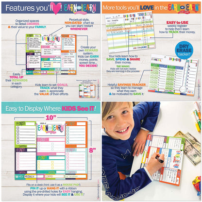 NEW! Happy Habits Bundle for Kids | Chore Chart, Gratitude Journal & Stickers + BONUS App Membership