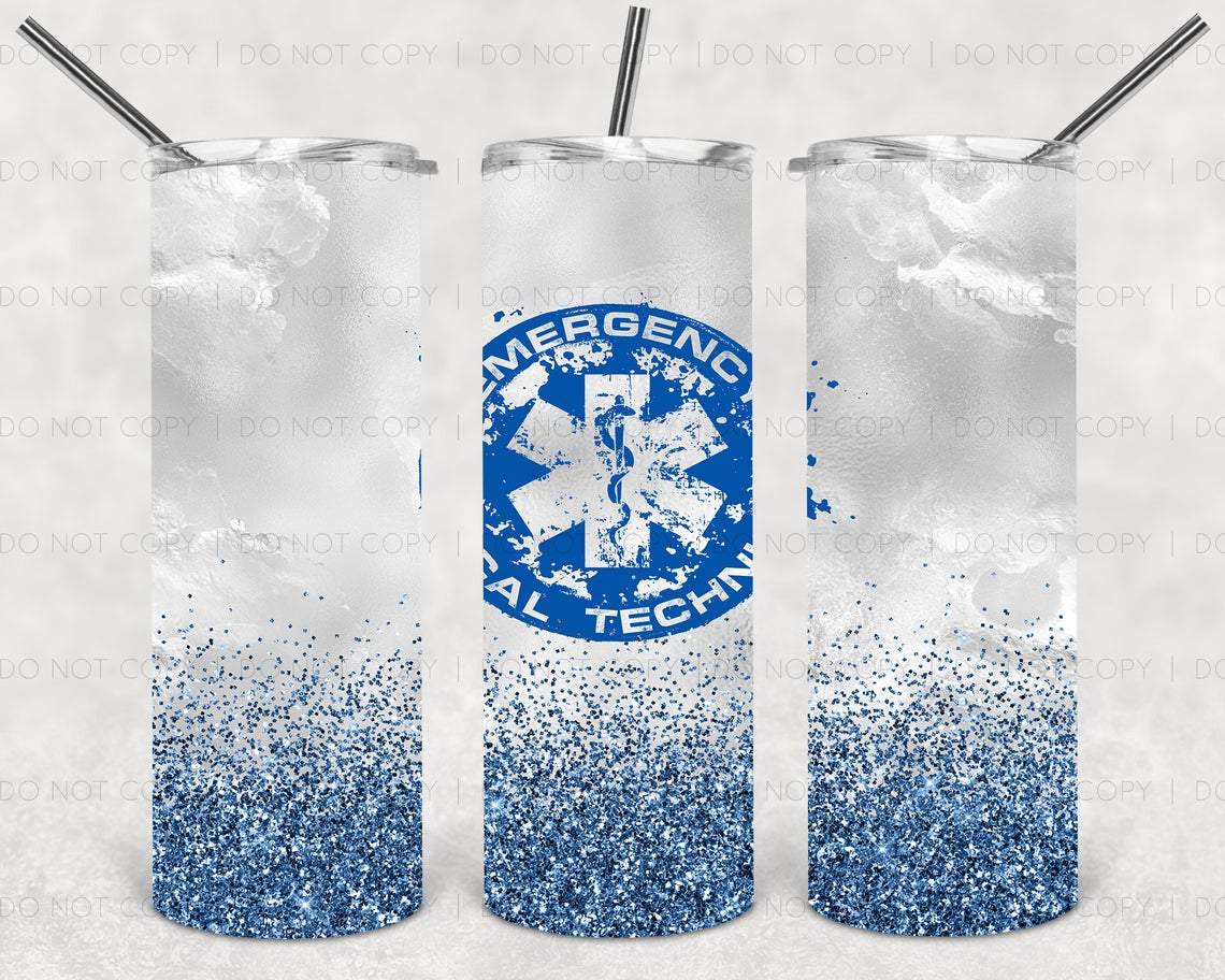 EMT Emergency Medical Technician 20 oz Skinny Tumbler