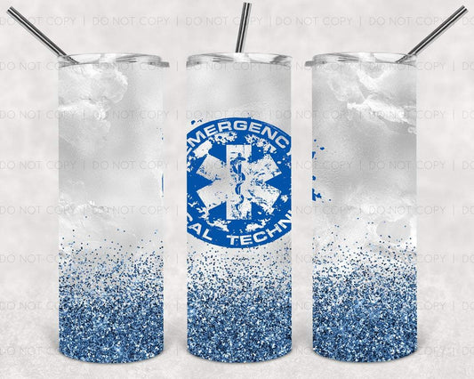 EMT Emergency Medical Technician 20 oz Skinny Tumbler