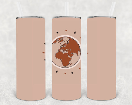 Earth 20 oz Skinny Tumbler