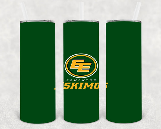 Edmonton Eskimos 20 oz Skinny Tumbler