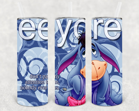 Eeyore 20 oz Skinny Tumbler