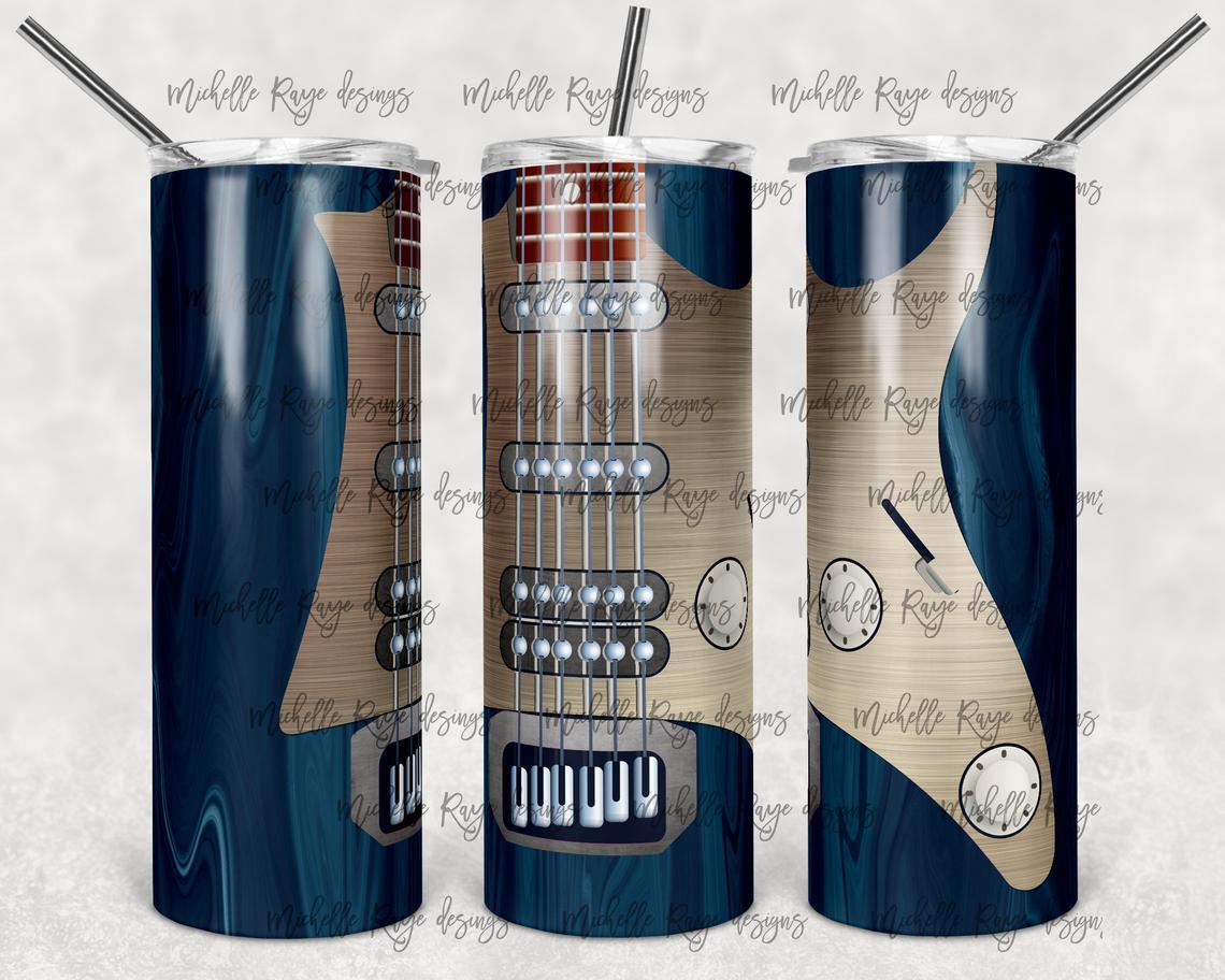 Electric Guitar 20 oz Skinny Tumbler