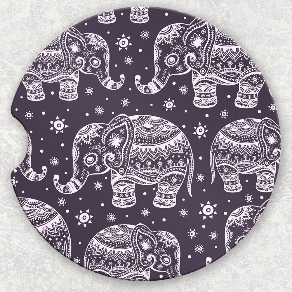Car Coaster Set - Elephants
