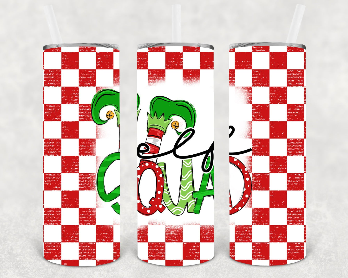 Elf Squad 20 oz Skinny Tumbler