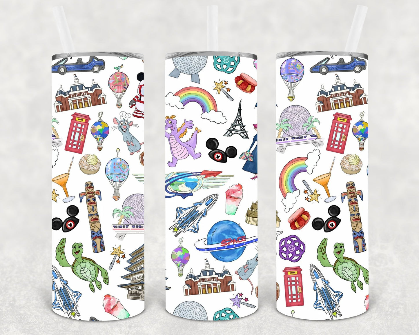 Epcot 20 oz Skinny Tumbler