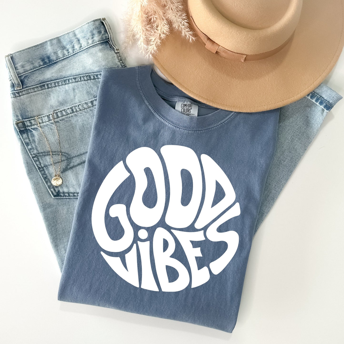 Good Vibes - Comfort Colors Graphic Tee