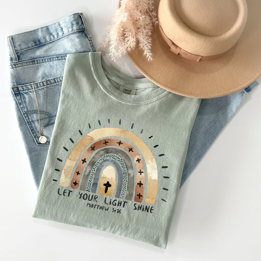 Let Your Light Shine - Comfort Colors Graphic Tee