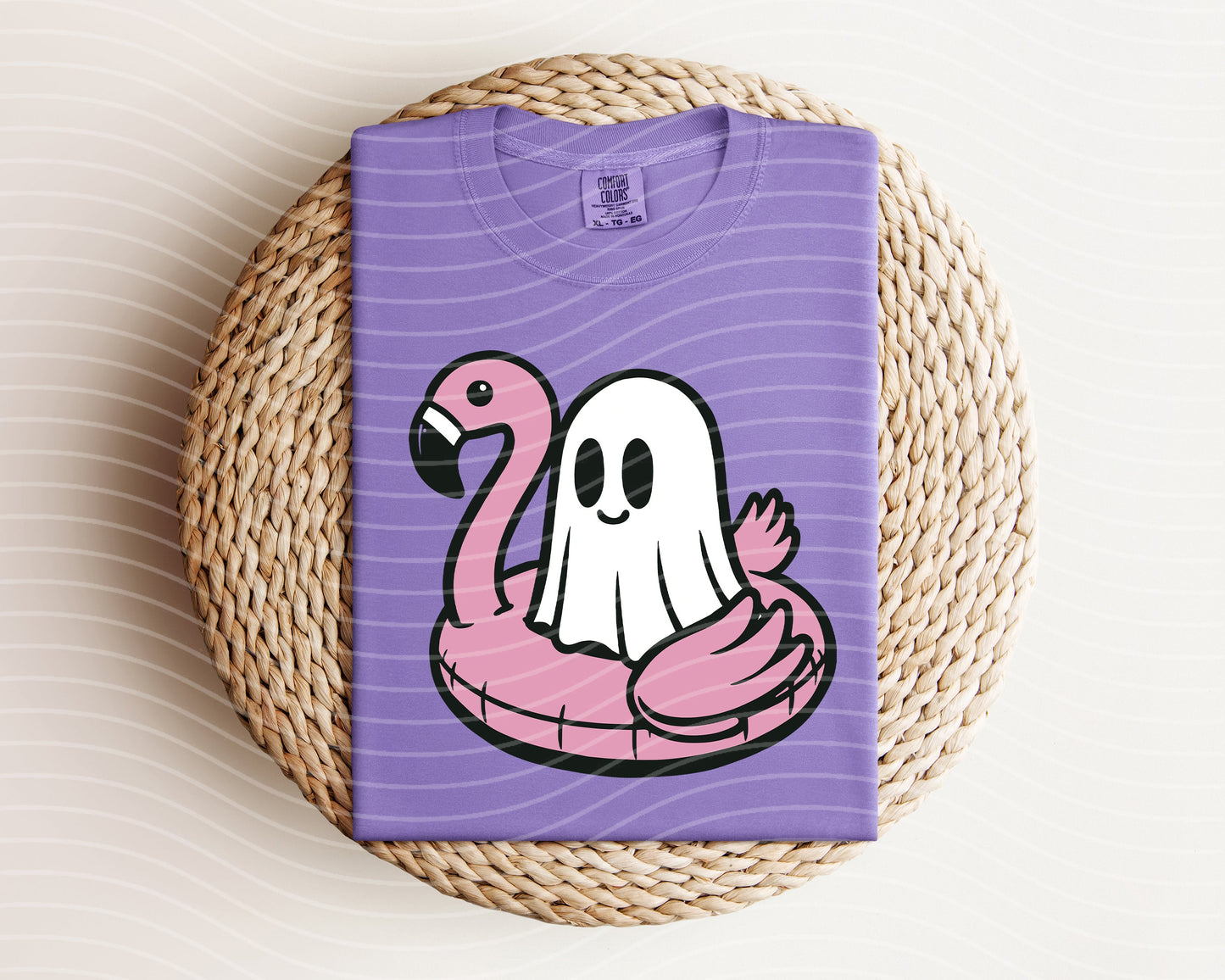 Ghost Flamingo Graphic Tee