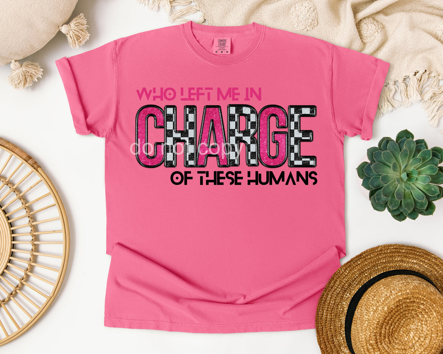Who Left Me in Charge of These Humans Graphic Tee