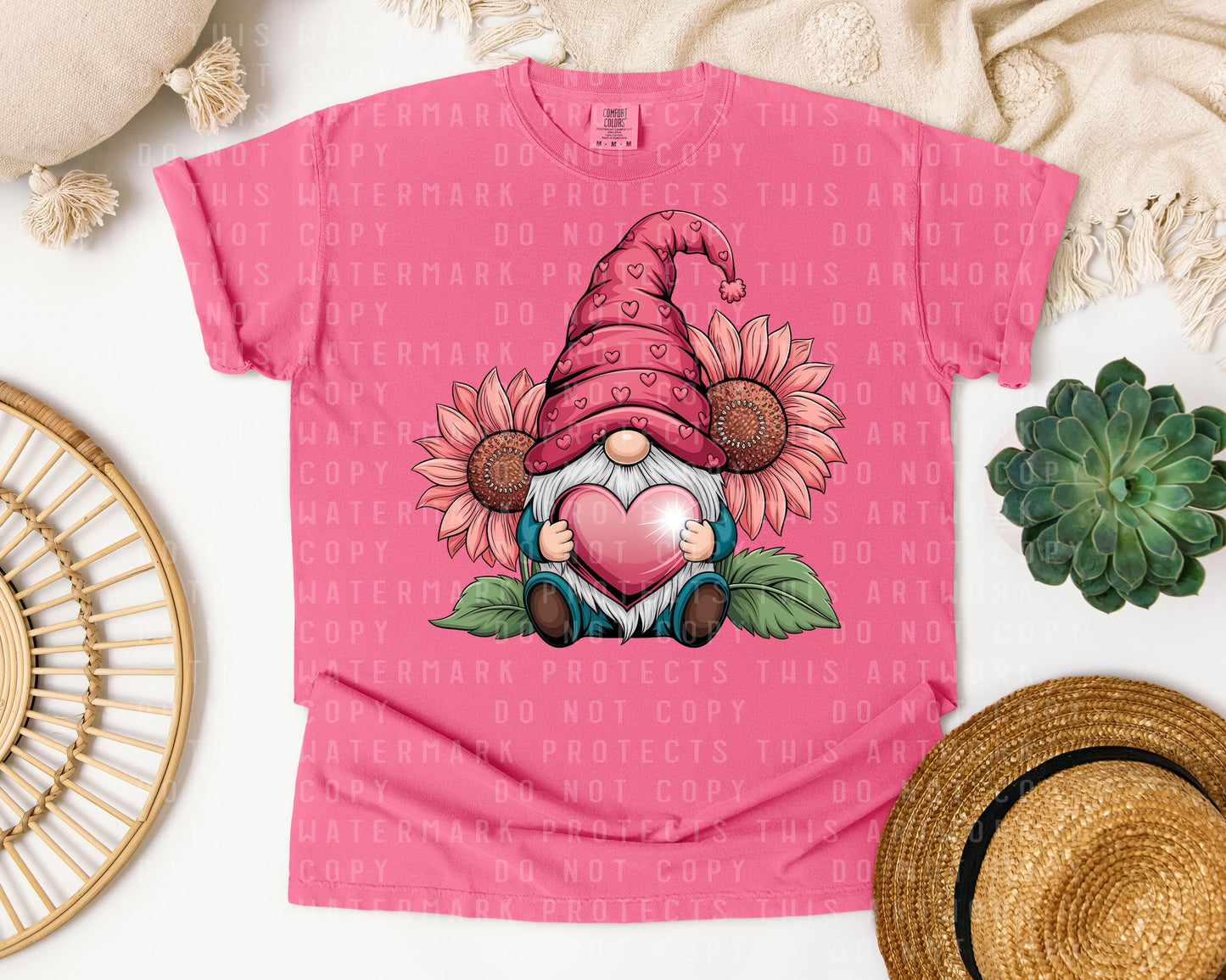 Pink Gnome Graphic Tee