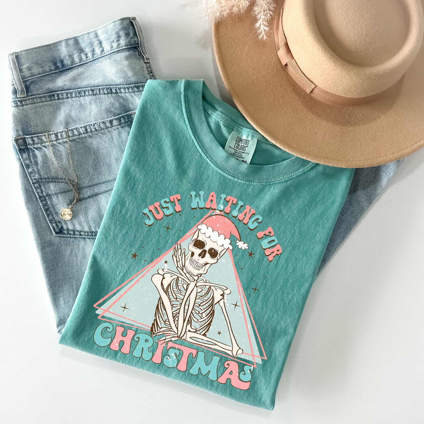 Just Waiting for Christmas Graphic Tee