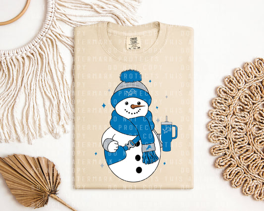 Lions Snowman Graphic Tee