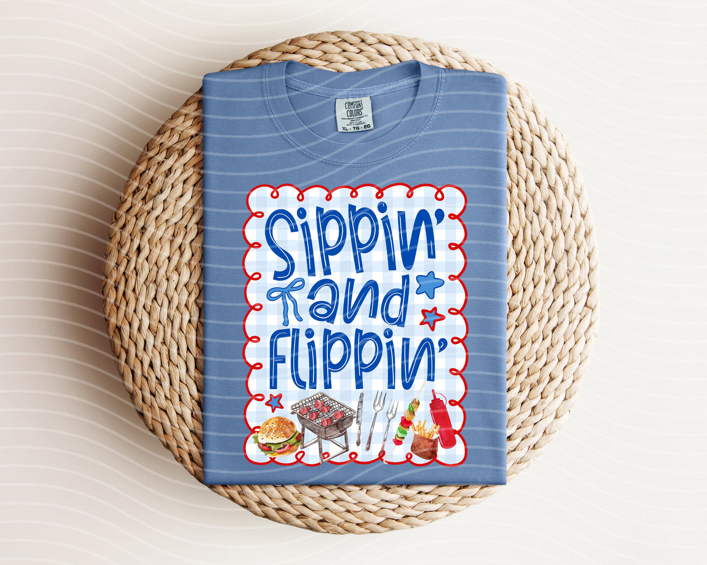 Sippin and Flippin Graphic Tee