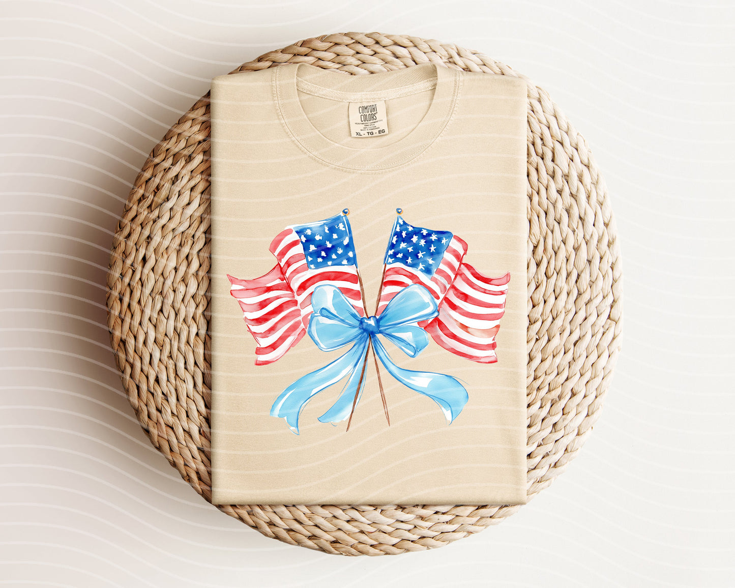 Watercolor Flags Graphic Tee