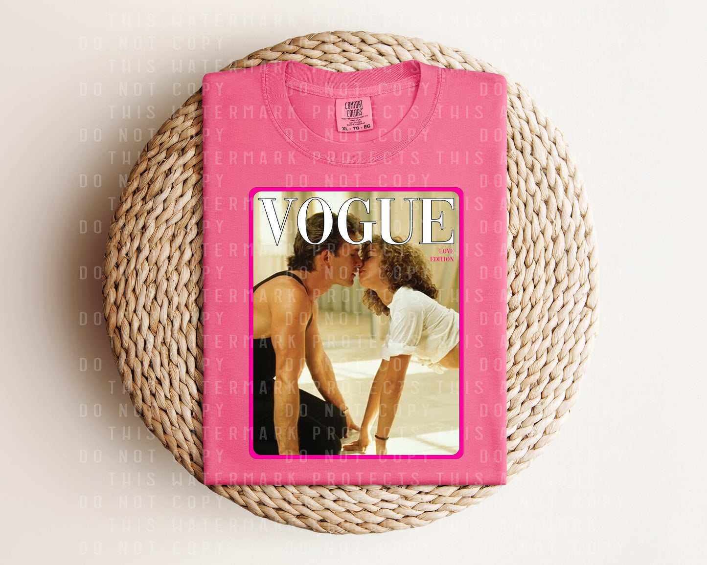 Vogue Johnny and Baby Graphic Tee