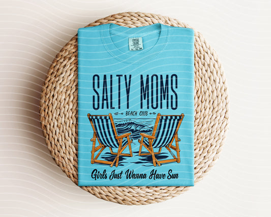 Salty Moms Beach Club Graphic Tee