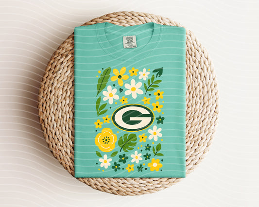 Packers Floral Graphic Tee