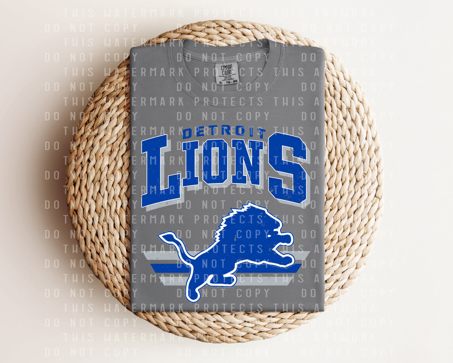 Vintage Team Lions Graphic Tee