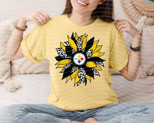 Steelers Sunflower Graphic Tee