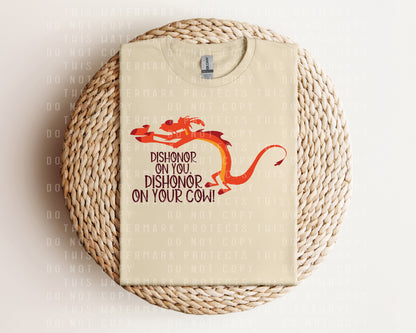 Dishonor on You Dishonor on Your Cow Graphic Tee