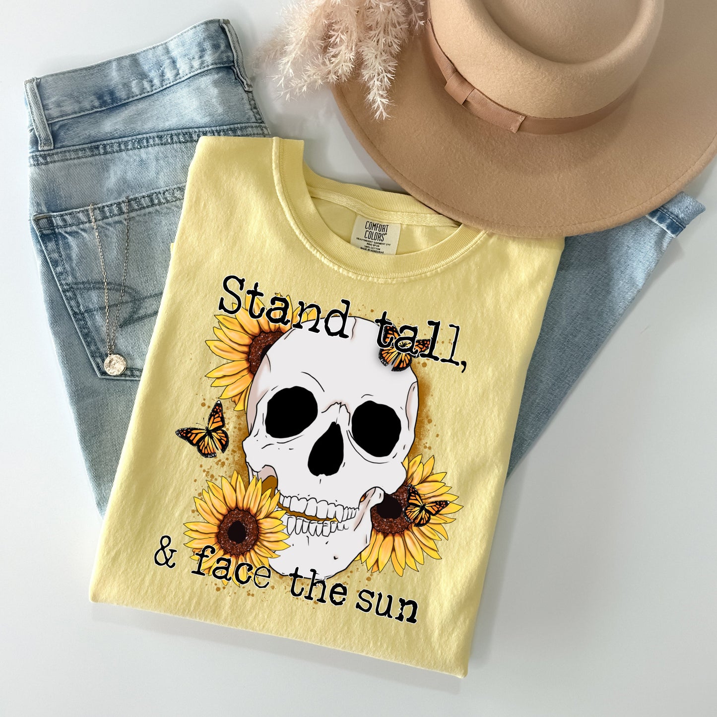 Stand Tall & Face the Sun - Comfort Colors Graphic Tee