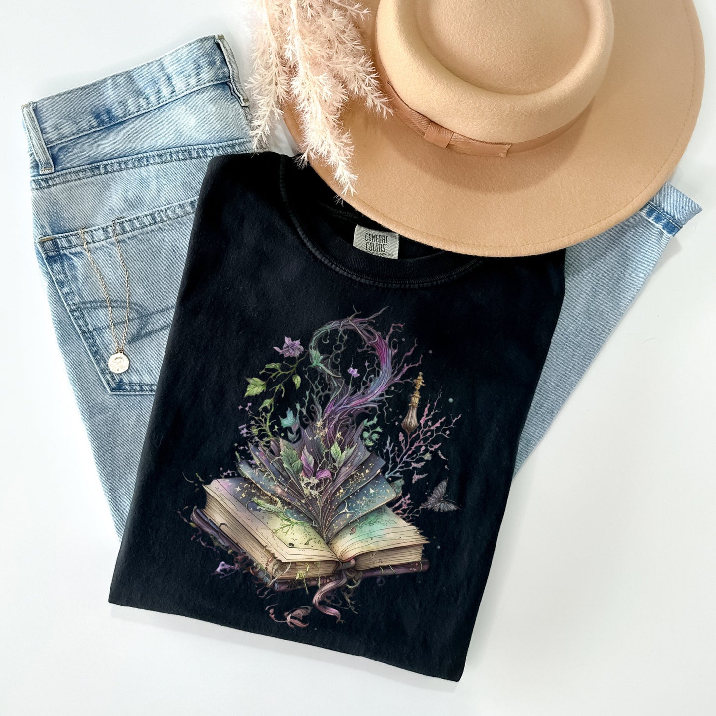 Pastel Witch Book - Comfort Colors Graphic Tee