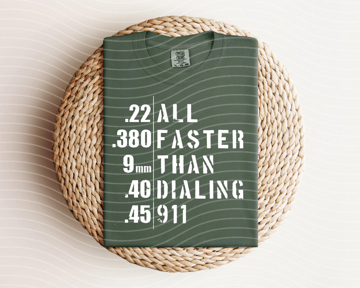 All Faster Than Dialing 9-1-1 Graphic Tee