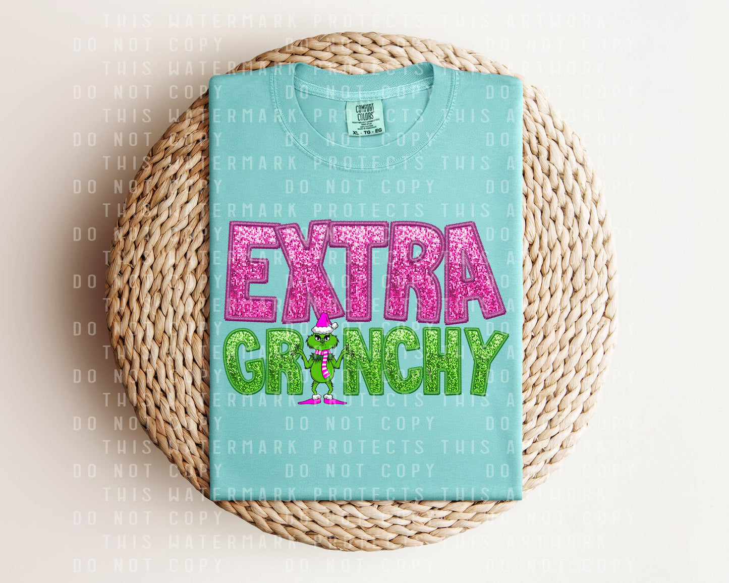 Faux Glitter Extra Gr*nchy Graphic Tee