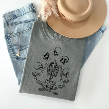 Skeleton Juggling Graphic Tee