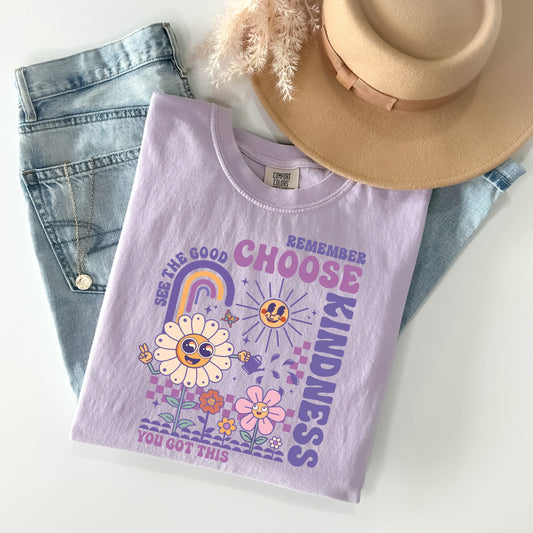 Remember Choose Kindness - Comfort Colors Graphic Tee