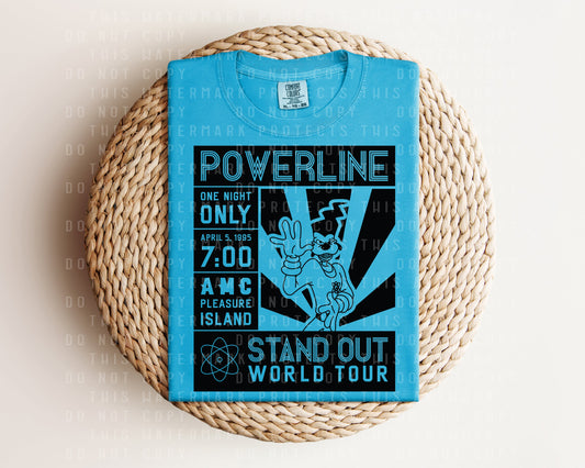 Powerline Stand Out World Tour Graphic Tee