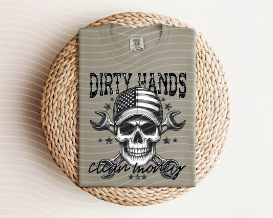Dirty Hands Clean Money Graphic Tee