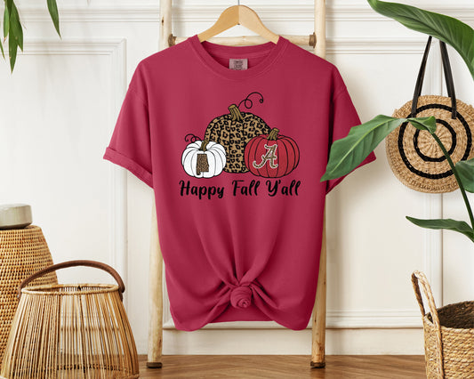 Happy Fall Y'all Graphic Tee