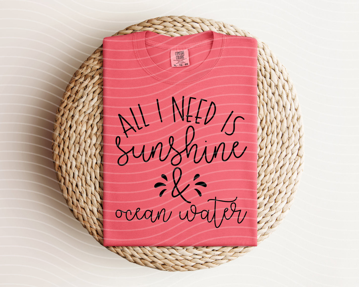 All I Need is Sunshine & Ocean Water Graphic Tee