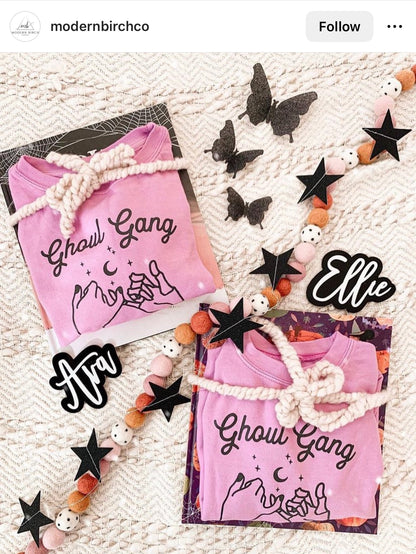 PINK Ghoul Gang Pullover