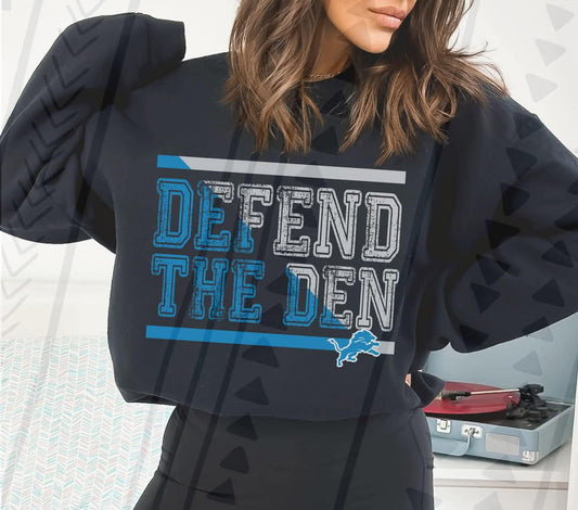 Defend the den Football