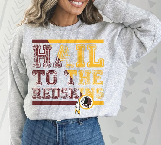 Hail to the red skins Football