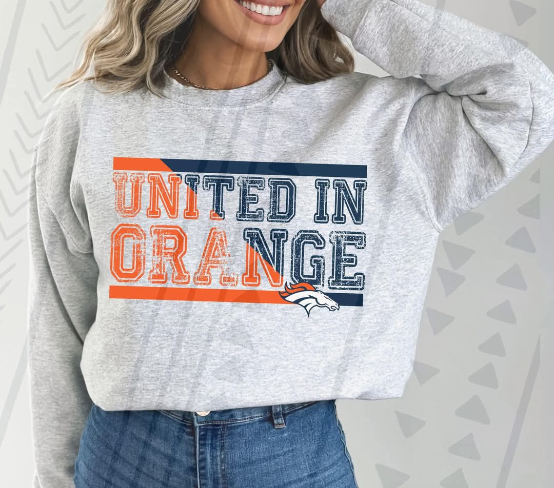 United in orange Football