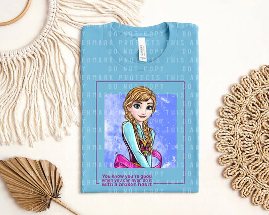 Do It With a Broken Heart Graphic Tee