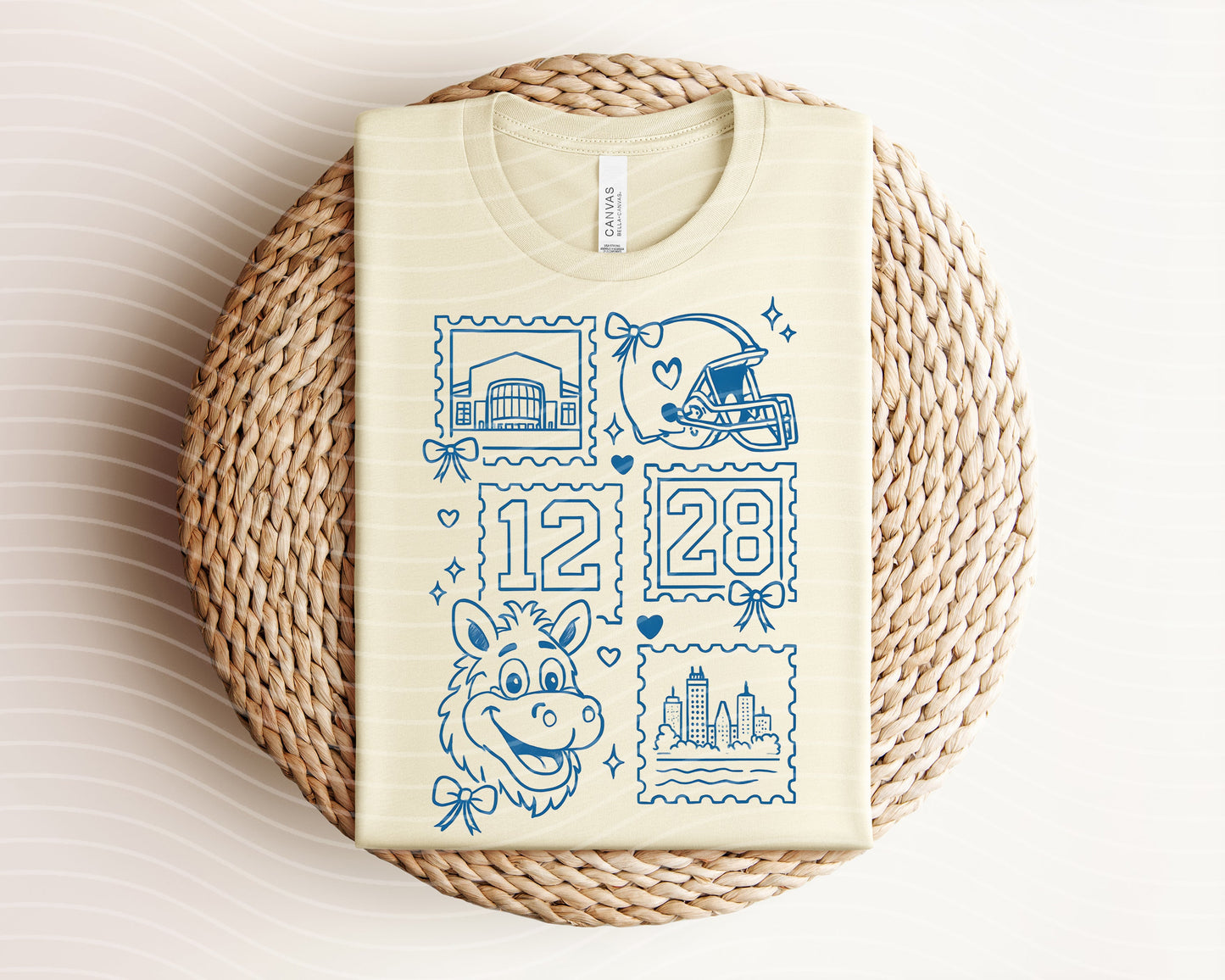 Colts Coquette Stamps Graphic Tee