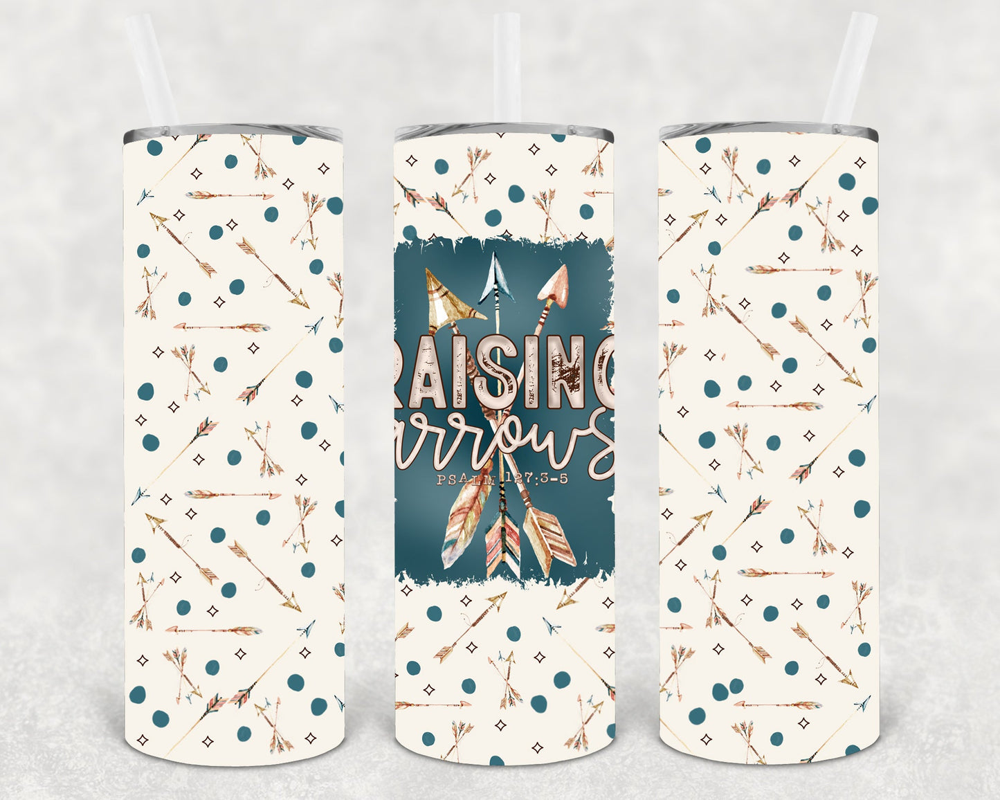 Raising Arrows 20 oz Skinny Tumbler