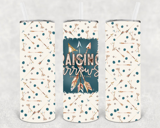 Raising Arrows 20 oz Skinny Tumbler