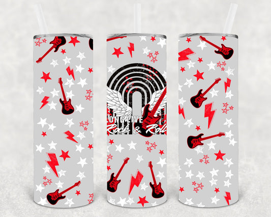 Long Live Rock & Roll 20 oz Skinny Tumbler