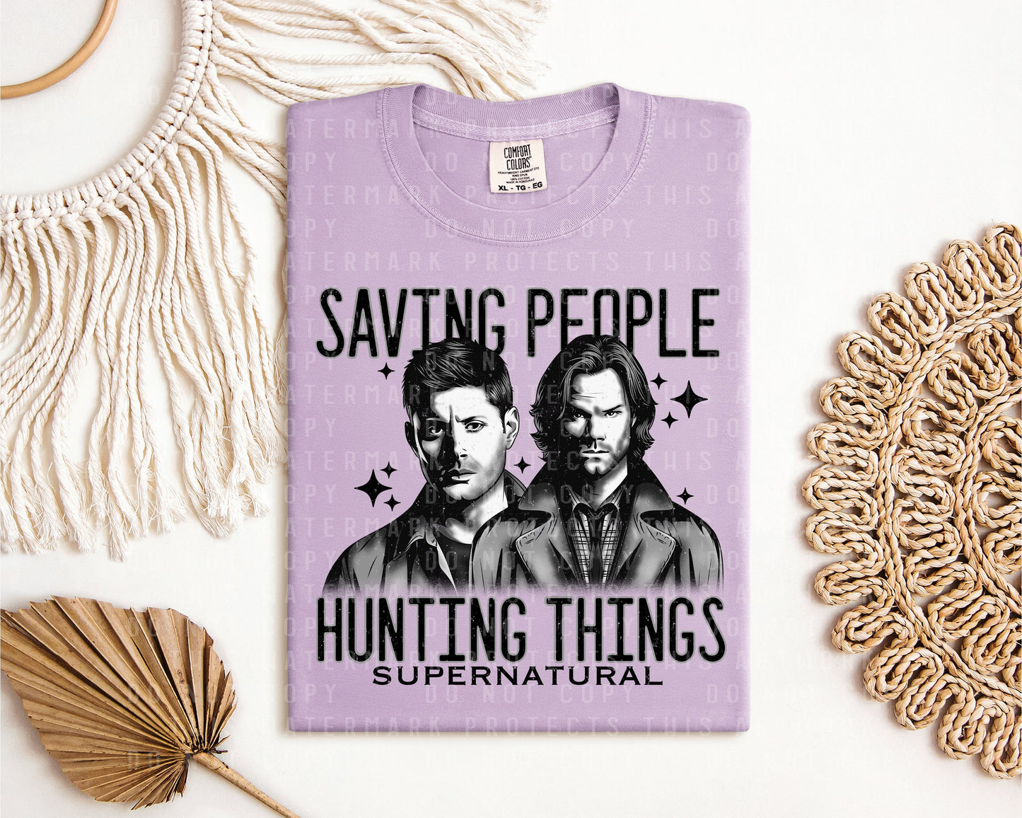 Saving People Hunting Things Graphic Tee