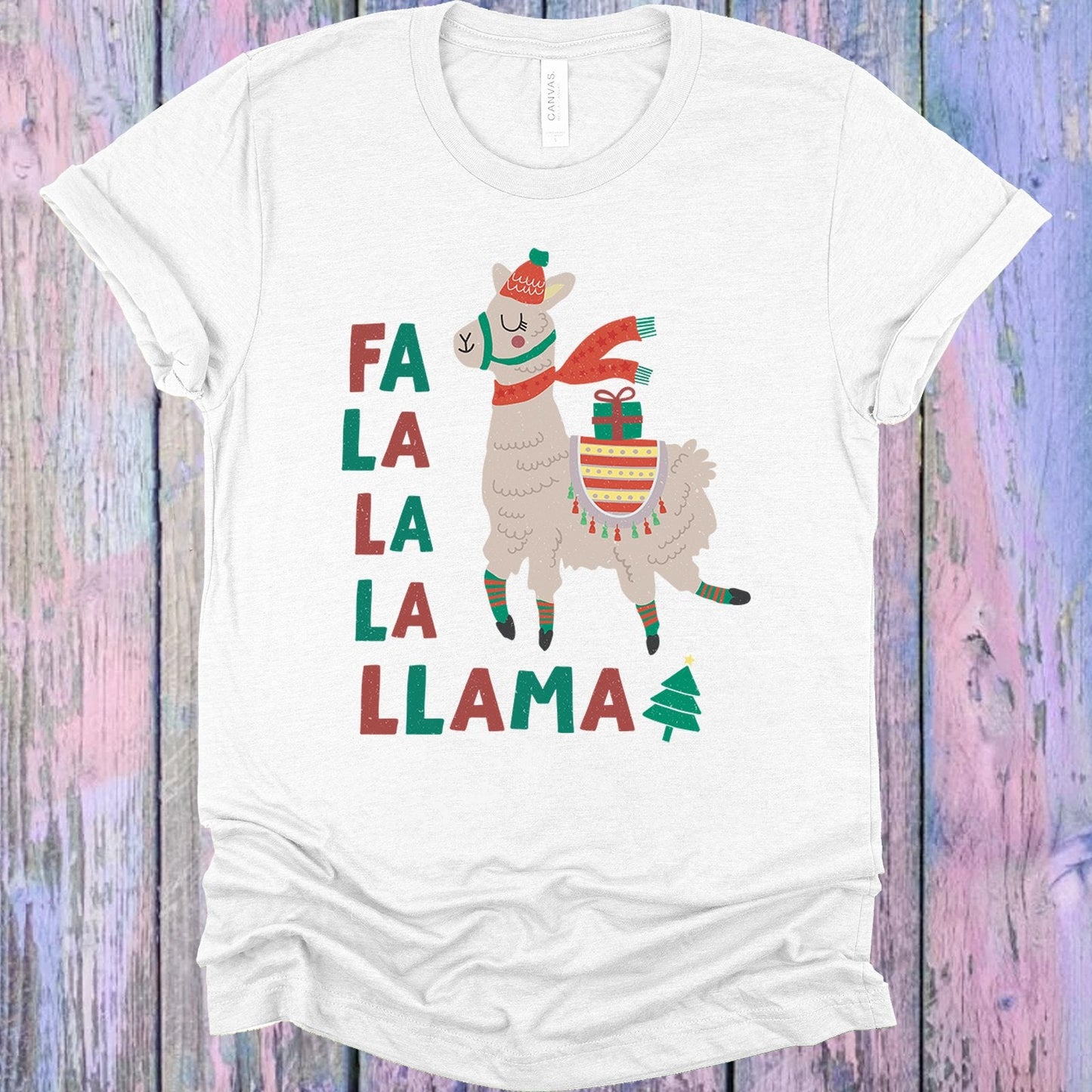 Fa La La La Llama Graphic Tee