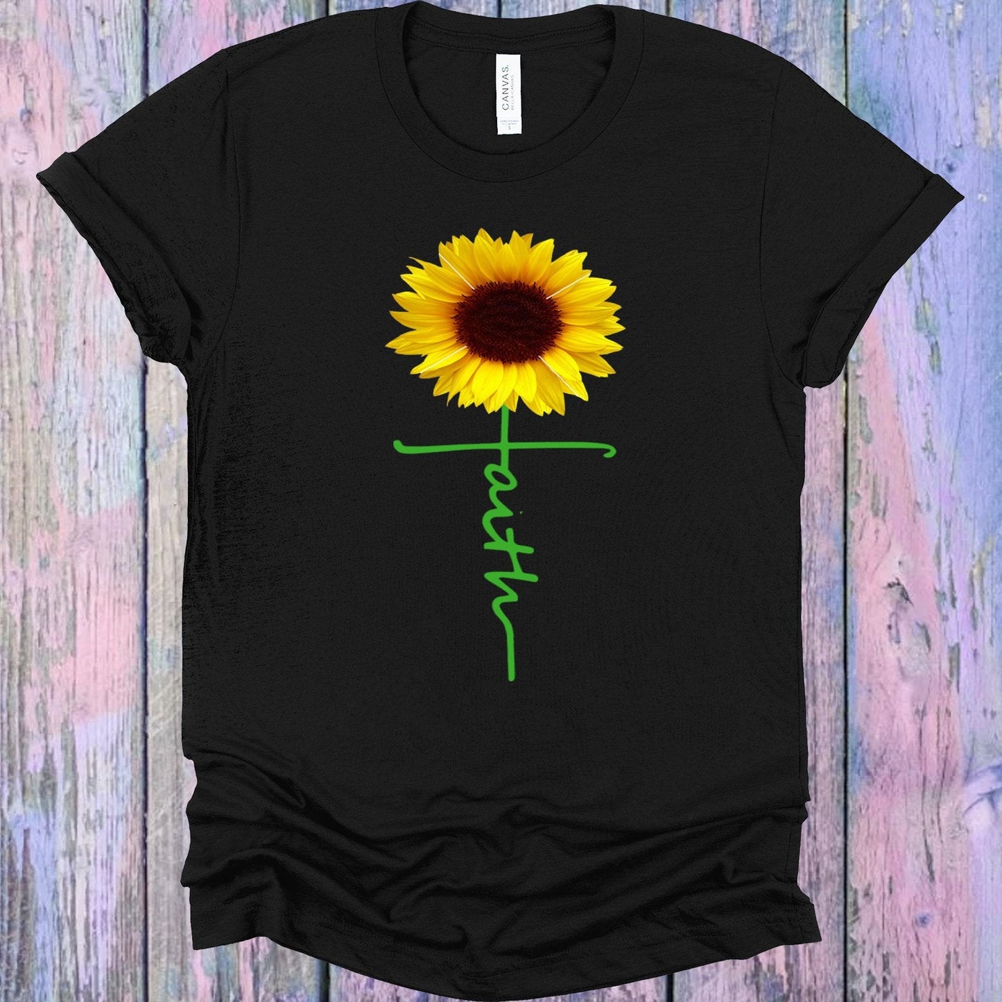Faith Sunflower Graphic Tee