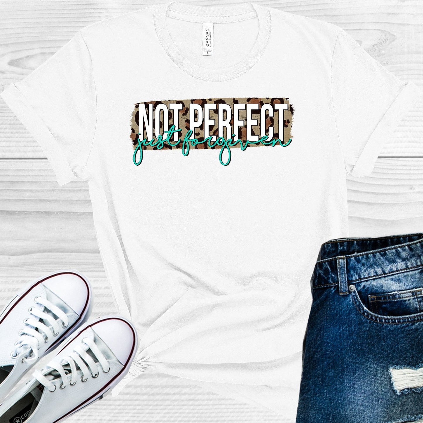 Not Perfect Just Forgiven Graphic Tee